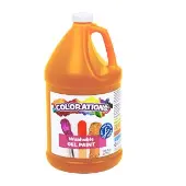 Washable Gel Paint Gallon Color Orange by Colorations