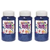 Extra Safe Plastic Glitter 3 lbs Color Blue by Colorations