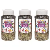 Extra Safe Plastic Glitter 3 lbs Color Multi by Colorations