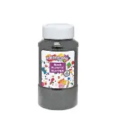 Extra Safe Plastic Glitter 1 lb Color Black by Colorations