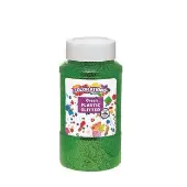 Extra Safe Plastic Glitter 1 lb Color Green by Colorations