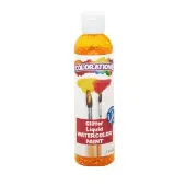 Paraben Free Glitter Liquid Watercolor 8 oz Color Orange by Colorations