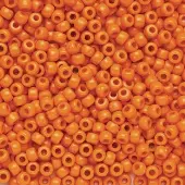 Single Color Pony Bead Packs 1 2 lb Color Orange by Colorations