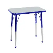 18 x 30 Rectangle Table Gray Blue by Really Good Stuff LLC