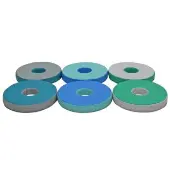 Soft Scape Colorful Two Tone Donut Cushions 6 Piece Contemporary by Really Good Stuff LLC