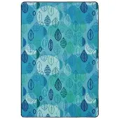 Peaceful Spaces Leaf 6 x 9 Rectangle Pixel Perfect Carpet by Carpets for Kids
