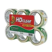 Clear Heavy Duty Packing Tape 6 Packs by Duck Tape
