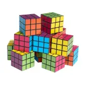 Bright Mini Puzzle Cubes 12 Pack by Really Good Stuff LLC