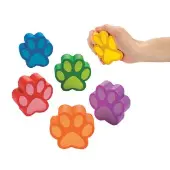Paw Print Stress Toys 12 Pack by Really Good Stuff LLC