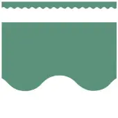 Eucalyptus Green Scalloped Border Trim 12 pieces by Teacher Created Resources