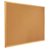 Quartet Classic Cork Bulletin Board 60 x 36 Oak Finish Frame by ACCO