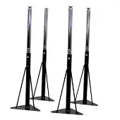 Standard Swivel Glide Legs for Activity Tables 4 Pack Color Black by Factory Direct Partners