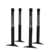 Chunky Legs for Activity Tables 4 Pack Color Black by Factory Direct Partners