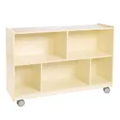 Mobile 30 H 2 Shelf Storage Assembled by Environments