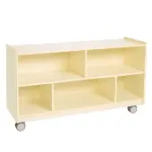 Mobile 24 H 2 Shelf Storage Assembled by Environments