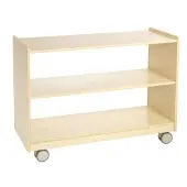 Mobile 24 H Storage with Clear Back Assembled by Environments