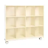 Mobile 12 Section Cubby Storage Assembled by Environments