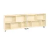 Mobile 30 H 2 Shelf Fold N Lock Storage Assembled by Environments
