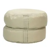 Indoor Outdoor 16 Round Bean Cushions 2 Pack Color Sand by Factory Direct Partners