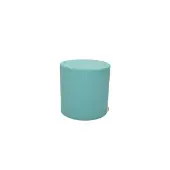 Ottoman 22 Diameter x 22 H Tranquility Color Aqua by Children s Factory