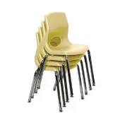 Angeles My Posture Plus 14 Chair with Chrome Legs Set of 4 Color Tan by Really Good Stuff LLC