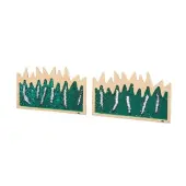 Mark Making Sequin Grass Boards 13 x 23 1 2 Set of 2 by TTS