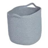Home from Home Rope Storage Baskets Set of 10 Color Gray by Millhouse
