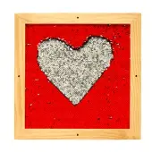 Sequin Motor Skills Frame Red 14 x 14 by TTS
