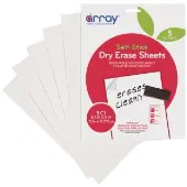 Self Adhesive Dry Erase Sheet 85 x11 5 Pack by Pacon