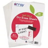 Self Adhesive Dry Erase Sheet 85 x11 30 Pack by Pacon