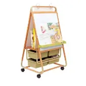 Bamboo Double Sided Teaching Easel by Really Good Stuff LLC