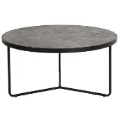 Providence Collection 315 Round Indoor Coffee Table in Faux Concrete Finish by Really Good Stuff LLC