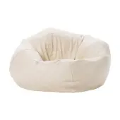 Soft Scape Classic 35 Standard Bean Bag Distressed Almond White by Factory Direct Partners