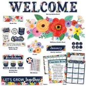 Wildflowers Classroom Decor Set by Teacher Created Resources