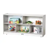 Rainbow Accents Toddler Single Mobile Storage Unit Color Gray by Jonti Craft