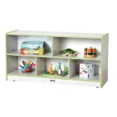 Rainbow Accents Toddler Single Mobile Storage Unit Color Lime Green by Jonti Craft