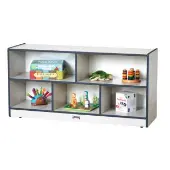 Rainbow Accents Toddler Single Mobile Storage Unit Color Navy by Jonti Craft