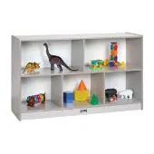 Rainbow Accents Low Single Mobile Storage Unit Color Gray by Jonti Craft
