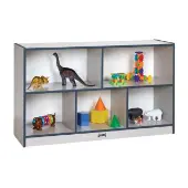 Rainbow Accents Low Single Mobile Storage Unit Color Navy by Jonti Craft