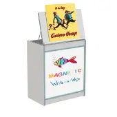 Rainbow Accents Big Book Easel Magnetic Write n Wipe Color Light Blue by Jonti Craft