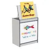 Rainbow Accents Big Book Easel Magnetic Write n Wipe Color Navy by Jonti Craft