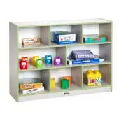 Rainbow Accents Super Sized Single Mobile Storage Unit Color Lime Green by Jonti Craft