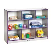 Rainbow Accents Super Sized Single Mobile Storage Unit Color Purple by Jonti Craft