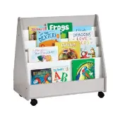 Rainbow Accents Double Sided Pick a Book Stand Mobile Color Gray by Jonti Craft