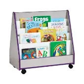 Rainbow Accents Double Sided Pick a Book Stand Mobile Color Purple by Jonti Craft