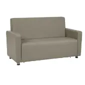 Upholstered Arm Sofa Taupe Color Beige by Environments