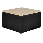Table Top Ottoman Color Black by Environments