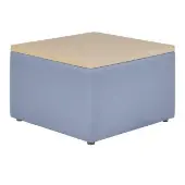 Table Top Ottoman Color Smoke Blue by Environments