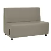 Upholstered Armless Sofa with Tech Color Beige by Environments