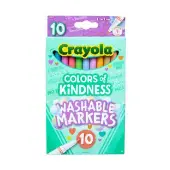 Colors of Kindness Fine Line Markers 10 Count by Crayola